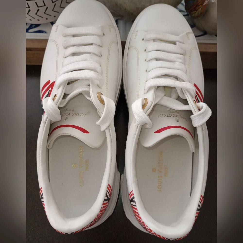Louis Vuitton Crafty Time Out Sneakers Leather - Picture 6 of 10